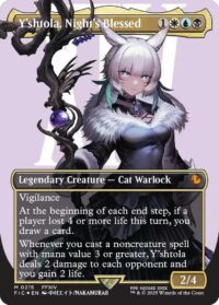 Y'shtola, Night's Blessed (Borderless) (Surge Foil) - Mythic - #215 - Inglés