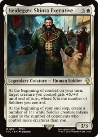 Heidegger, Shinra Executive(Foil) - Rare - #21 - Inglés