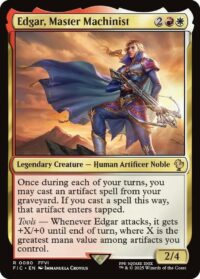 Edgar, Master Machinist(Foil) - Rare - #80 - Inglés