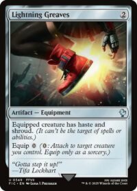 Lightning Greaves (Foil) - Uncommon - #349 - Inglés