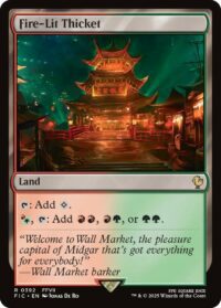 Fire-Lit Thicket(Foil) - Rare - #392 - Inglés