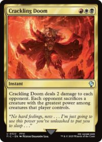 Crackling Doom - UnCommon (Foil) - #322 - Inglés