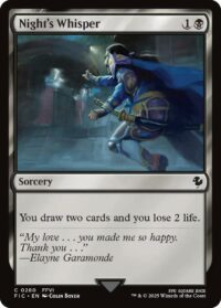 Night's Whisper - Common (Foil) - #280 - Inglés
