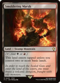 Smoldering Marsh - Rare (Foil) - #425 - Inglés