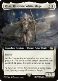 Rosa, Resolute White Mage (Extended Art) - Rare - #431 - Inglés (FF)