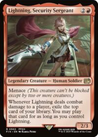 Lightning, Security Sergeant - Rare - #560 - Inglés (FF)