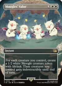 Moogles' Valor (Borderless) - Rare - #326 - Inglés (FF)