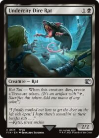 Undercity Dire Rat - Common (Foil) - #123 - Inglés (FF)