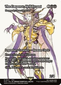 The Emperor, Hell Tyrant - Yawgmoth, Thran Physician (Showcase) - Mythic - #11 - Inglés