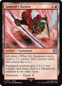 Samurai's Katana - Uncommon - #154 - Inglés (FF)