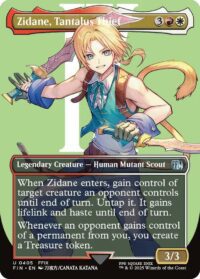 Zidane, Tantalus Thief (Borderless) (Surge Foil)- Uncommon - #405 - Inglés (FF)