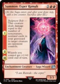 Summon: Esper Ramuh - Uncommon - #161 - Inglés (FF)