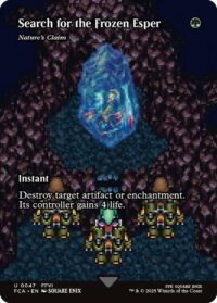Search for the Frozen Esper - Nature's Claim (Showcase Foil) - Uncommon - #47 - Inglés