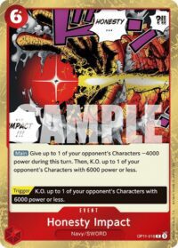 Honesty Impact - OP11-018 - Rare
