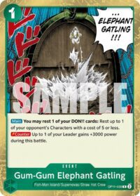 Gum-Gum Elephant Gatling - OP11-038 - Rare