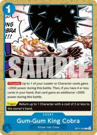 Gum-Gum King Cobra - OP11-059 - Common