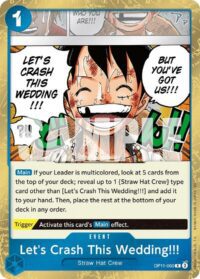 Let's Crash This Wedding!!! - OP11-060 - Rare