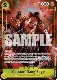 Capone"Gang"Bege (Alternate Art) - OP11-101 - Super Rare