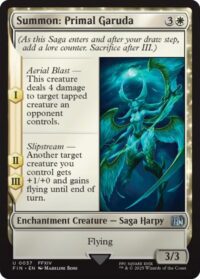 Summon: Primal Garuda - UnCommon (Foil) - #37 - Inglés (FF)