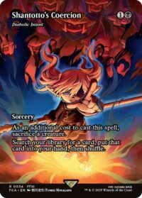 Shantotto's Coercion - Diabolic Intent (Showcase Foil) - Rare - #34 - Inglés