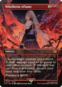Nibelheim Aflame (Borderless) - Mythic - #339 - Inglés (FF)
