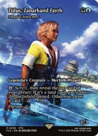 Tidus, Zanarkand Fayth - Thrasios, Triton Hero (Showcase) - Mythic - #58 - Inglés