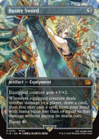 Buster Sword (Borderless) - Mythic - #351 - Inglés (FF)