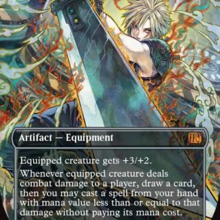 Buster Sword (Borderless foil) - Mythic - #351 - Inglés (FF)