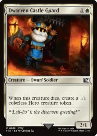 Dwarven Castle Guard - Common (Foil) - #18 - Inglés (FF)