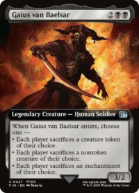 Gaius van Baelsar (Extended Art) - Uncommon - #447 - Inglés (FF)