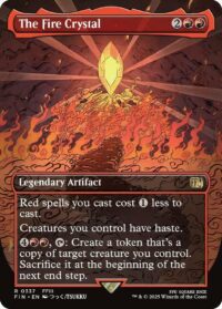 The Fire Crystal (Borderless Foil) - Rare - #337 - Inglés (FF)