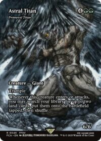 Astral Titan - Primeval Titan (Showcase) - Rare - #48 - Inglés