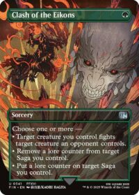 Clash of the Eikons (Borderless) - Uncommon - #341 - Inglés (FF)