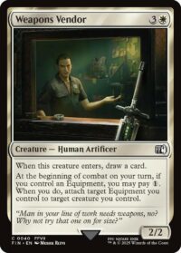 Weapons Vendor - Common (Foil) - #40 - Inglés (FF)