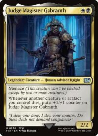 Judge Magister Gabranth - Uncommon - #230 - Inglés (FF)