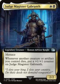Judge Magister Gabranth (Extended Art) - Uncommon - #495 - Inglés (FF)