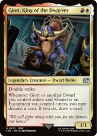 Giott, King of the Dwarves - Uncommon - #223 - Inglés (FF)