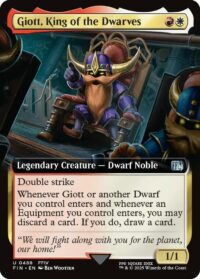 Giott, King of the Dwarves (Extended Art) - Uncommon - #488 - Inglés (FF)