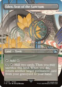 Eden, Seat of the Sanctum (Borderless) - Uncommon - #355 - Inglés (FF)