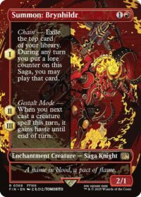 Summon: Brynhildr (Borderless Foil) - Rare - #366 - Inglés (FF)