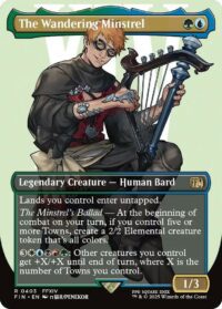 The Wandering Minstrel (Borderless) - Rare - #403 - Inglés (FF)