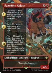 Summon: Kujata (Borderless) - Rare - #199 - Inglés