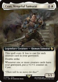 Cyan, Vengeful Samurai (Extended Art) - Rare - #132 - Inglés