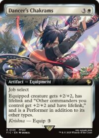 Dancer's Chakrams (Extended Art Foil) - Rare - #105 - Inglés