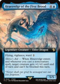 Hraesvelgr of the First Brood (Extended Art) - Rare - #142 - Inglés