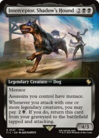 Interceptor, Shadow's Hound (Extended Art) - Rare - #147 - Inglés