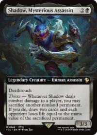 Shadow, Mysterious Assassin (Extended Art) - Rare - #148 - Inglés
