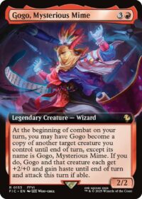 Gogo, Mysterious Mime (Extended Art Foil) - Rare - #153 - Inglés