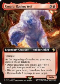 Umaro, Raging Yeti (Extended Art) - Rare - #156 - Inglés