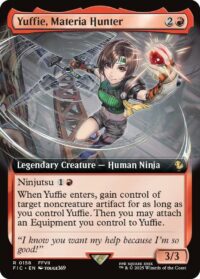 Yuffie, Materia Hunter (Extended Art Foil) - Rare - #158 - Inglés